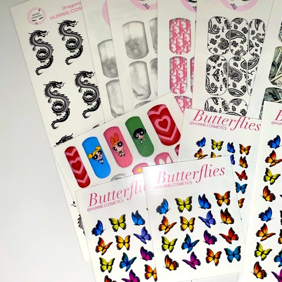 Nail decals! Wholesale bundle | 12 sheets included - Picture 2 of 11